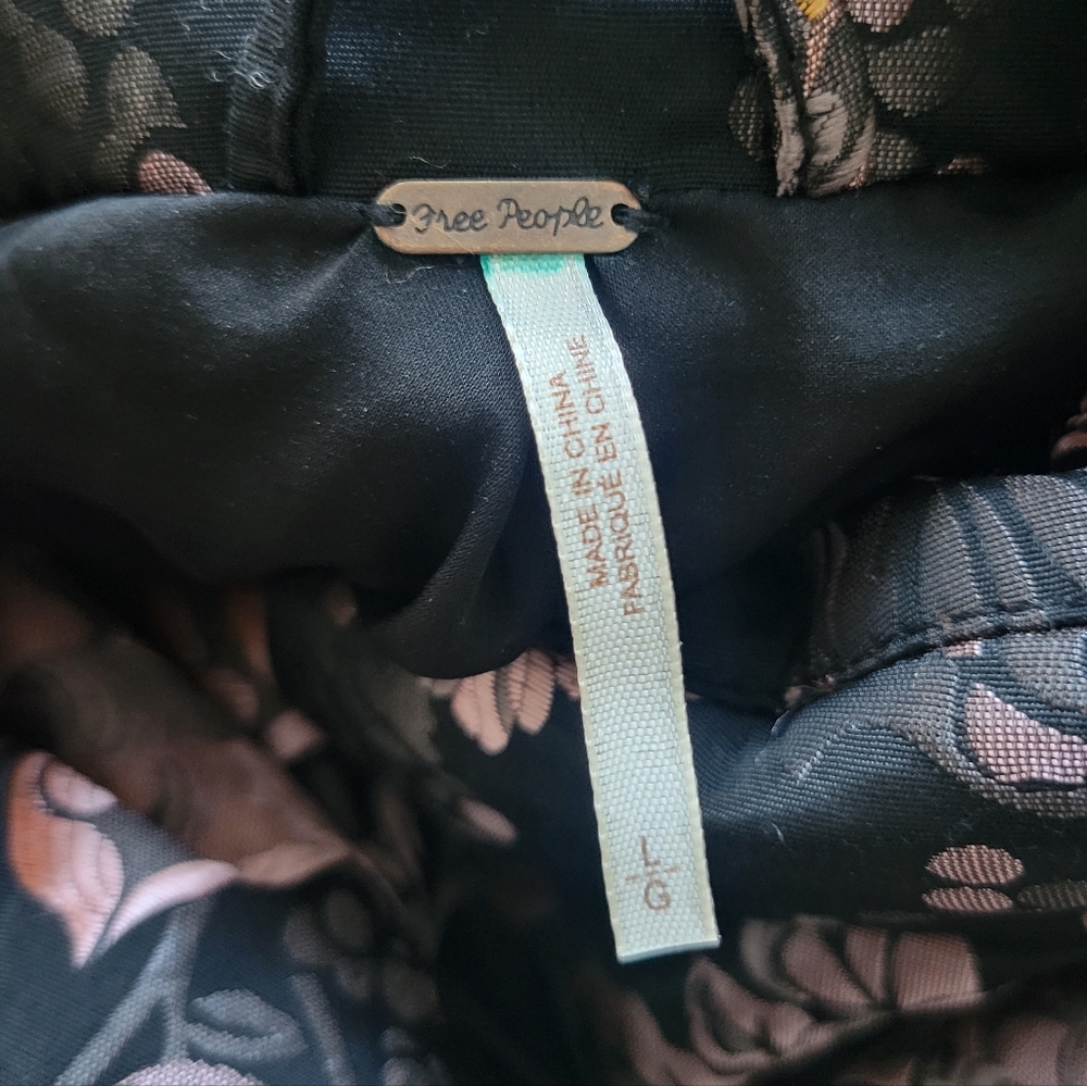 Free People Floral Jacquard Bomber Jacket - Picture 2 of 4